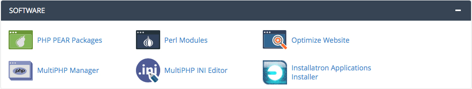 Software heading screenshot